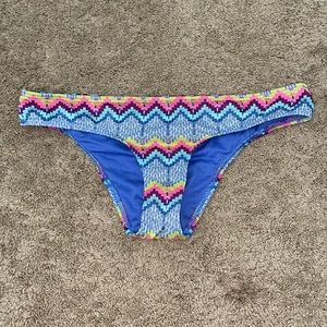 cute bright patterned bikini bottoms